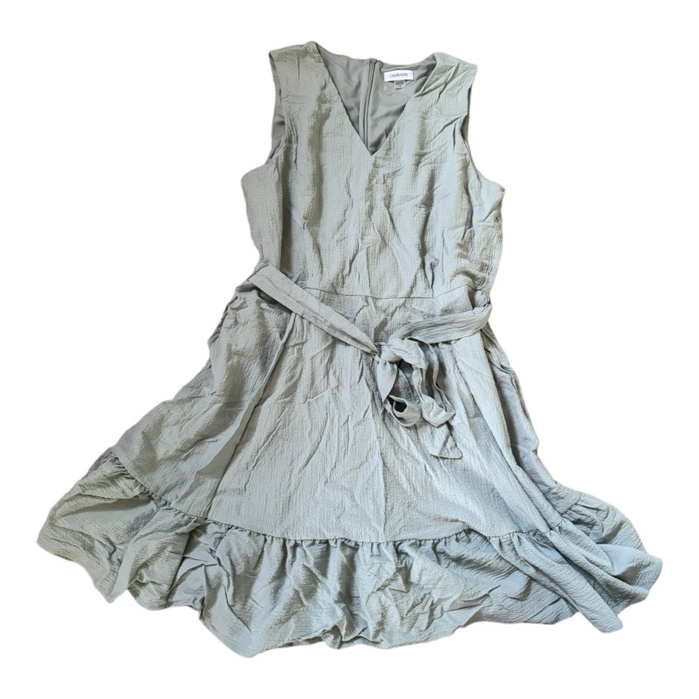 Calvin Klein Sleeveless V neck Dress